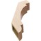 Ekena Millwork 5-inch W x 16-inch D x 22-inch H Aspen Rough Cedar Woodgrain TimberThane Knee Brace, Primed BRCUR05X16X22ASPRCPR - alternate 6